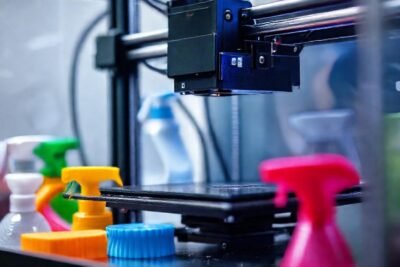 Impresora 3D: limpieza técnica y brillante