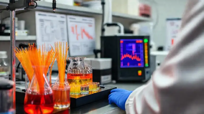 Prueba de estrés térmico en laboratorio