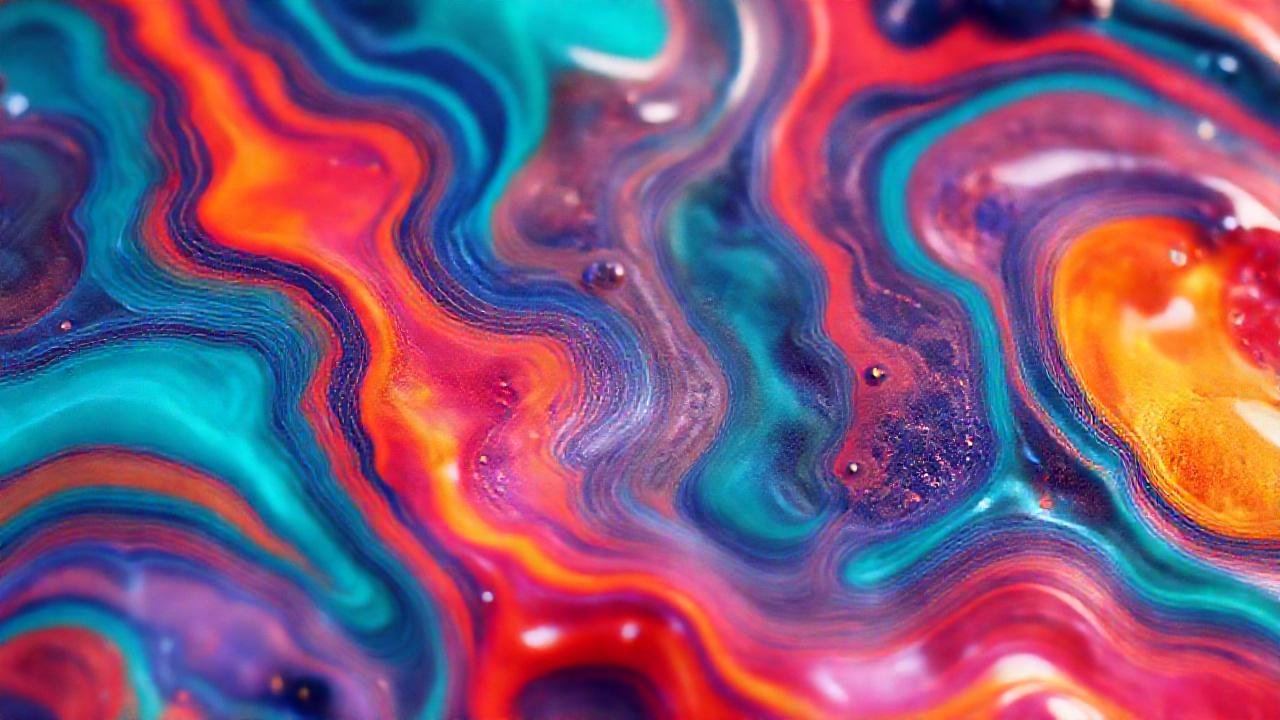 Arte digital vibrante y detallado