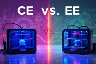 Impresoras 3D: comparación europea y futurista