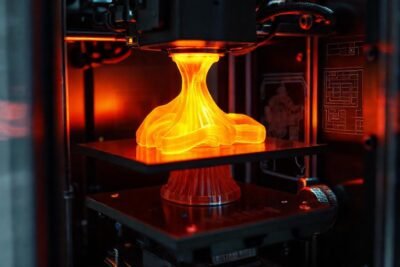 Impresora 3D futurista