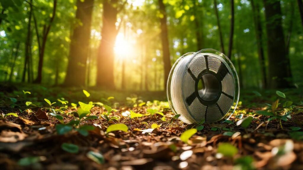 Un 3D impresor crea hojas ecológicas