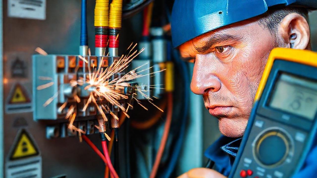 Inspección técnica de circuitos eléctricos peligrosos