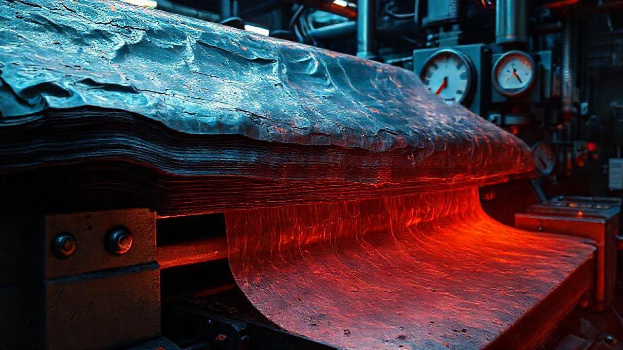 Impresión industrial crea texturas distorsionadas y calor