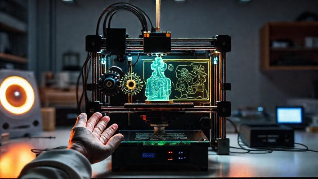 Impresión 3D futurista