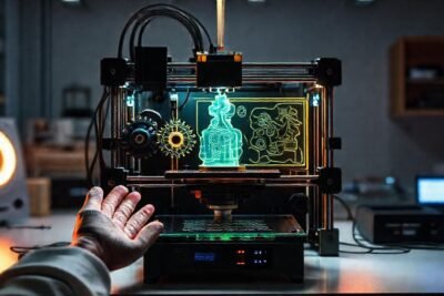 Impresión 3D futurista