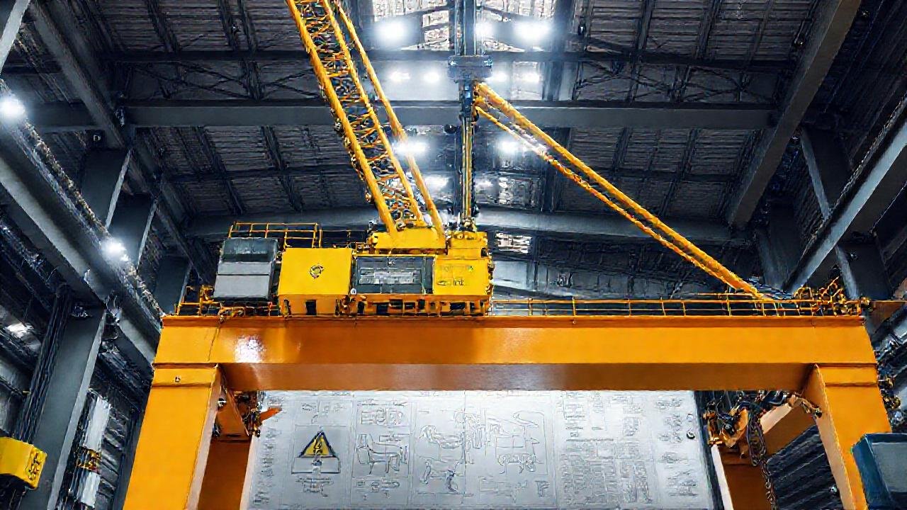 Grúa industrial: seguridad y análisis técnico