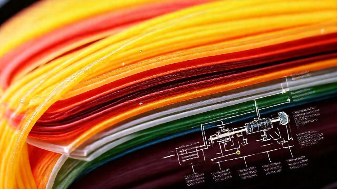 Filamento ABS: detalles técnicos y coloridos