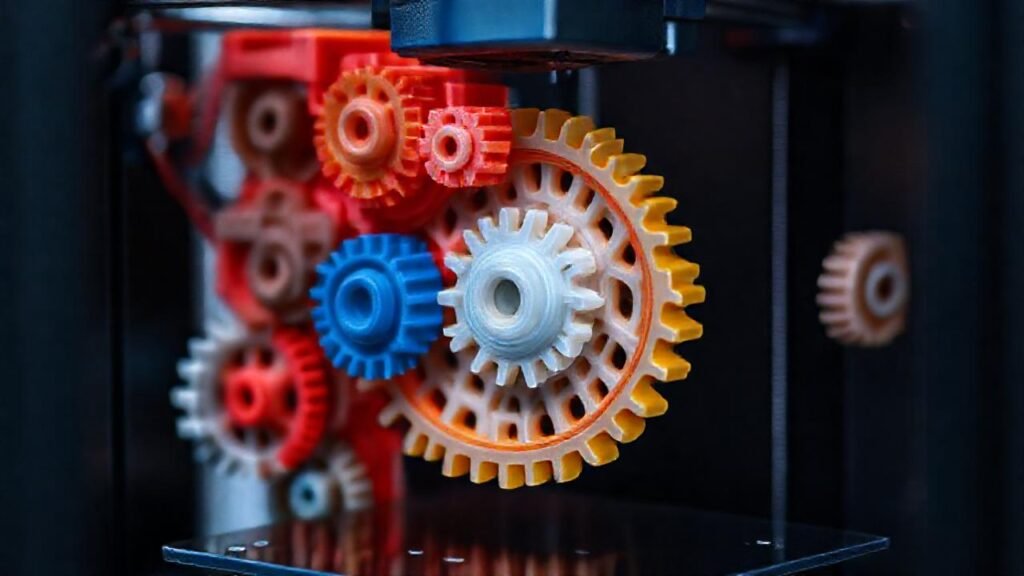 Impresora 3D crea formas complejas vibrantes