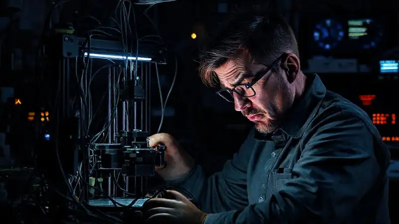 El impresora 3D falló catastróficamente en la oscuridad