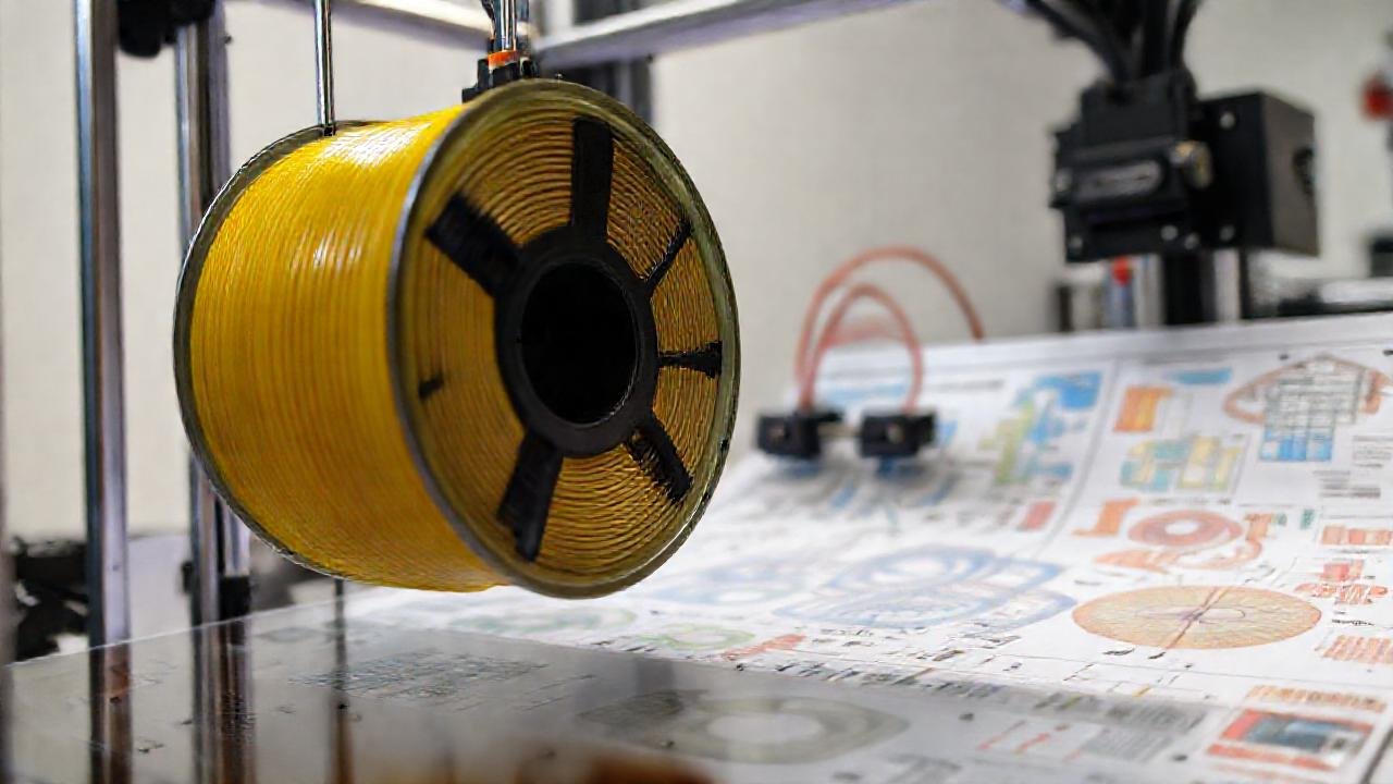 Impresora 3D, diseño técnico, visualización digital