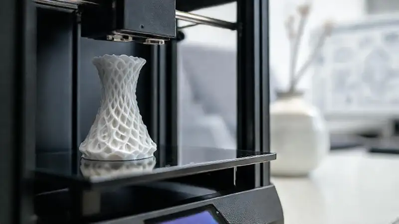 Impresora 3D crea una delicada flor