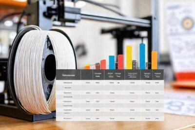 Comparación de filamentos industriales para proyectos técnicos