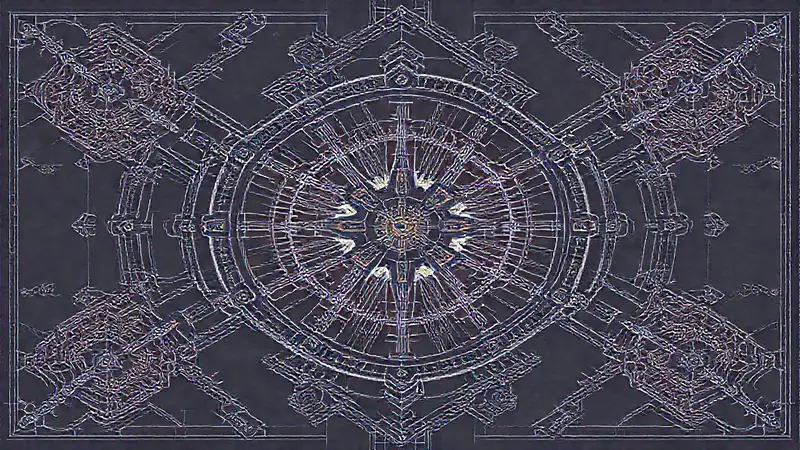 Diseño técnico y vibrante