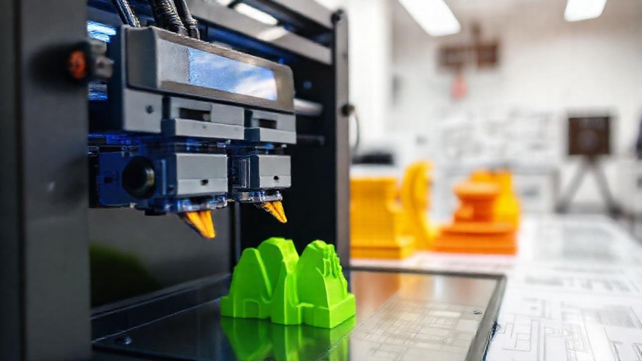 Impresora futurista crea prototipos vibrantes