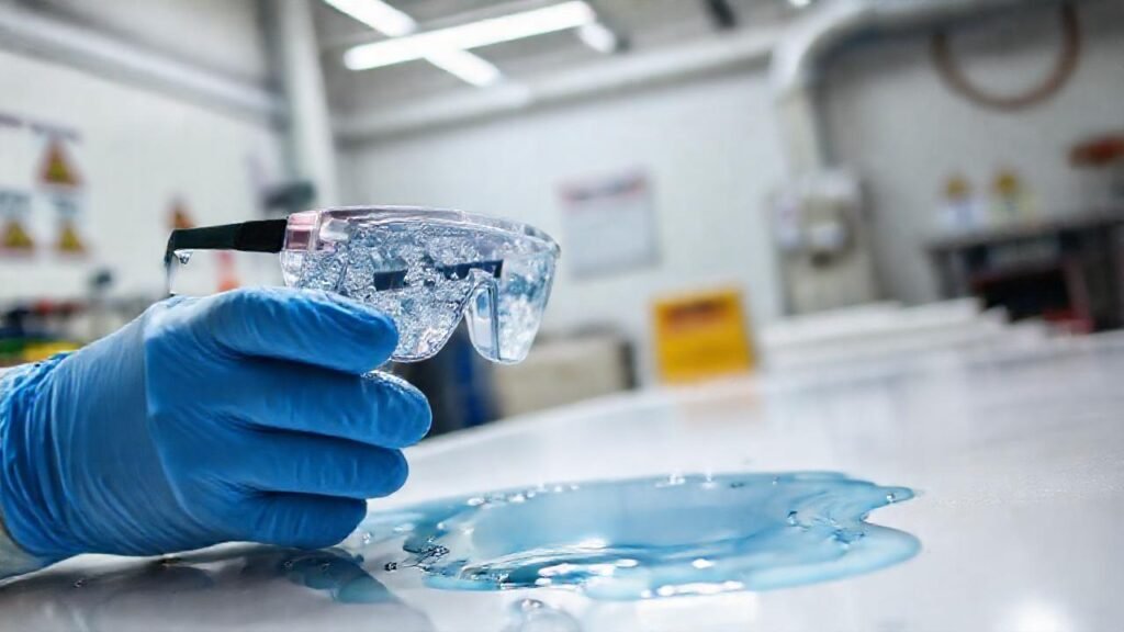 Trabajo seguro con resina detallado