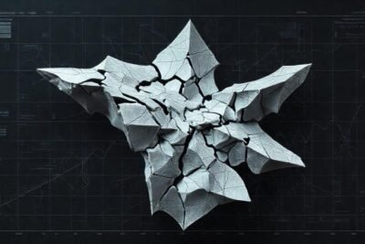 Modelo complejo produce estética perturbadora abstracta