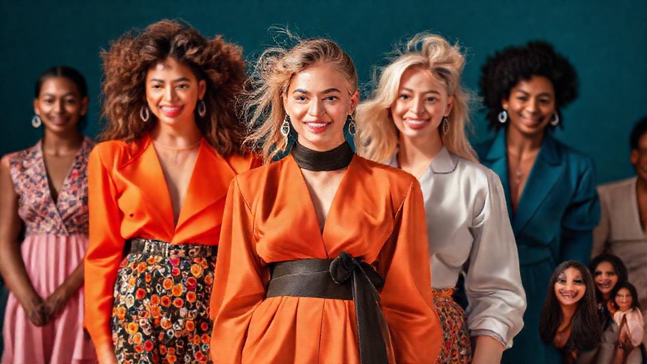 Modelo de moda y comunidad digital