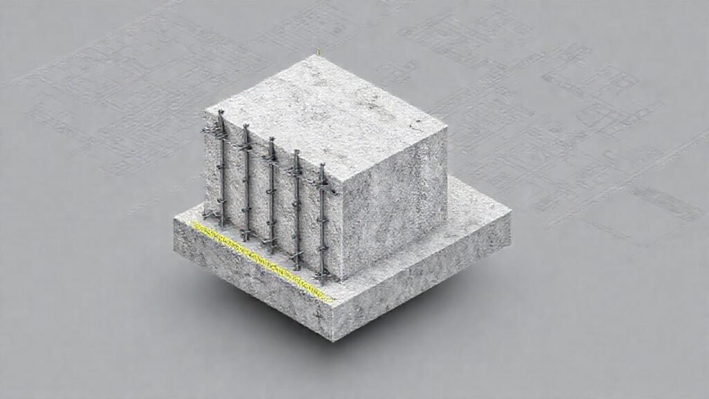 Planos técnicos de muro reforzado