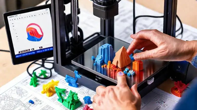 Impresión 3D crea modelos coloridos digitales