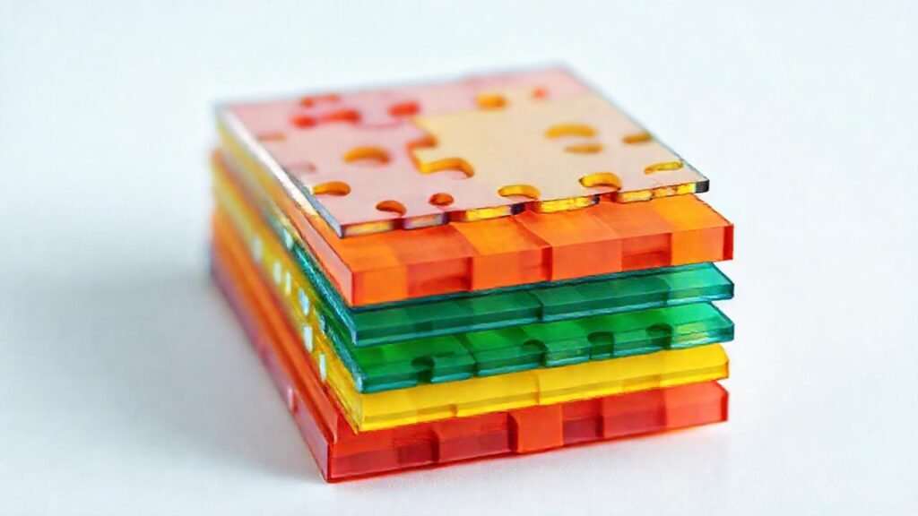 Placas ABS coloridas