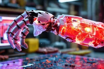 Reparación digital de un robot dañado