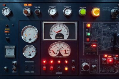 Panel industrial detecta sobrecalentamiento y advierte