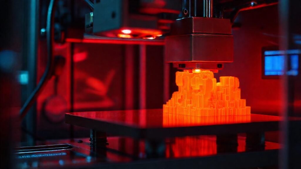 Impresora 3D futurista produce colores vibrantes