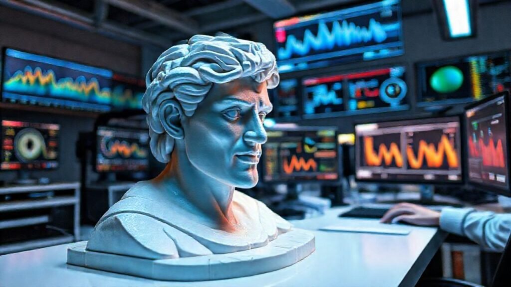 Creación digital profesional de arte vibrante