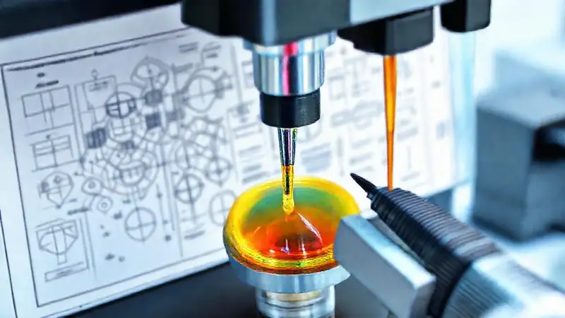 Equipamiento de laboratorio mide viscosidad resina