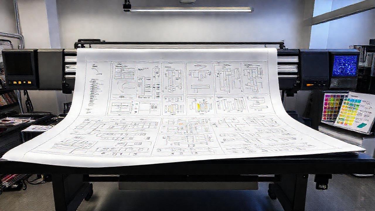 Impresión profesional de planos detallados