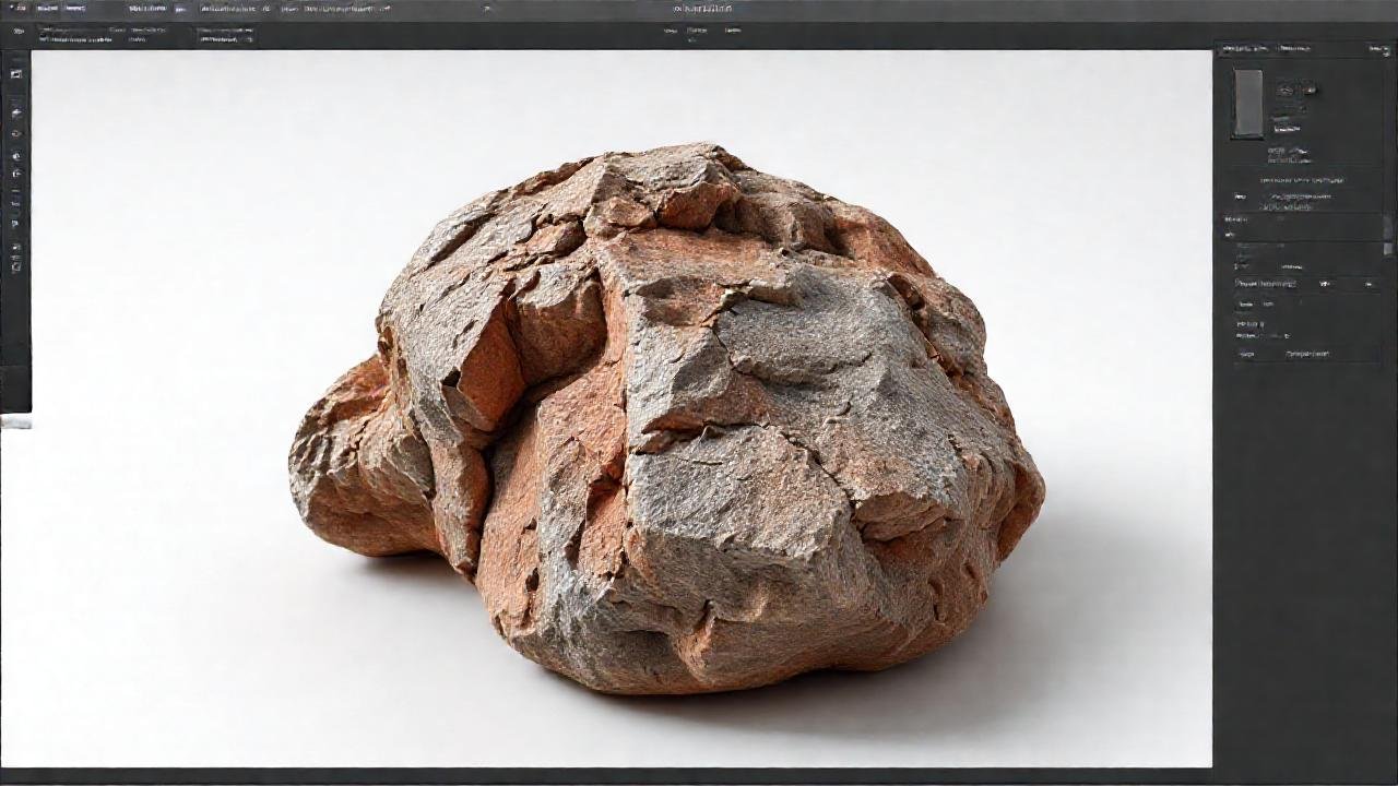 Creación digital de arte vibrante y 3D