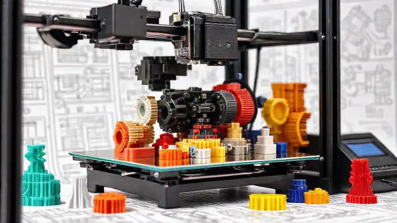Impresión 3D crea partes complejas y coloridas