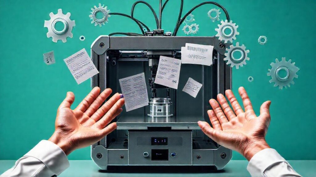 Impresora 3D futurista