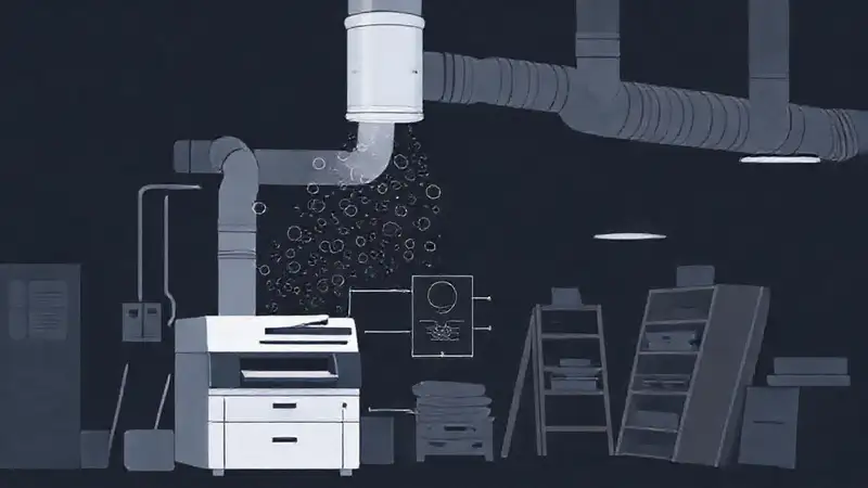 Diagrama técnico ilustra un taller húmedo