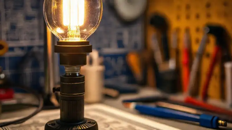 Lámpara 3D impresa brillante y personalizada