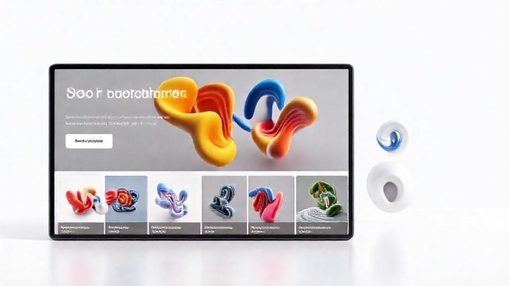 Arte digital vibrante en línea