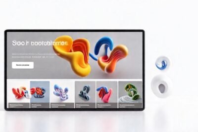 Arte digital vibrante en línea