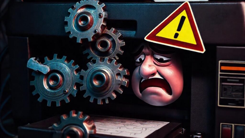 La impresora defectuosa causa frustración técnica