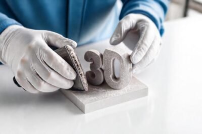 Modelo 3D se somete a acabado cuidadoso