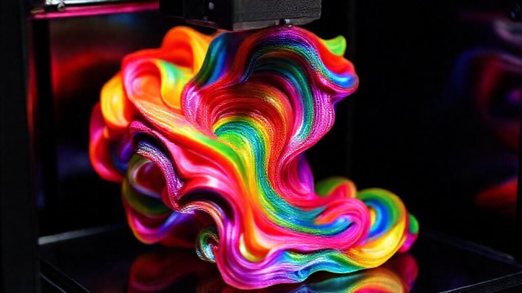 Impresión 3D crea texturas vibrantes y metálicas