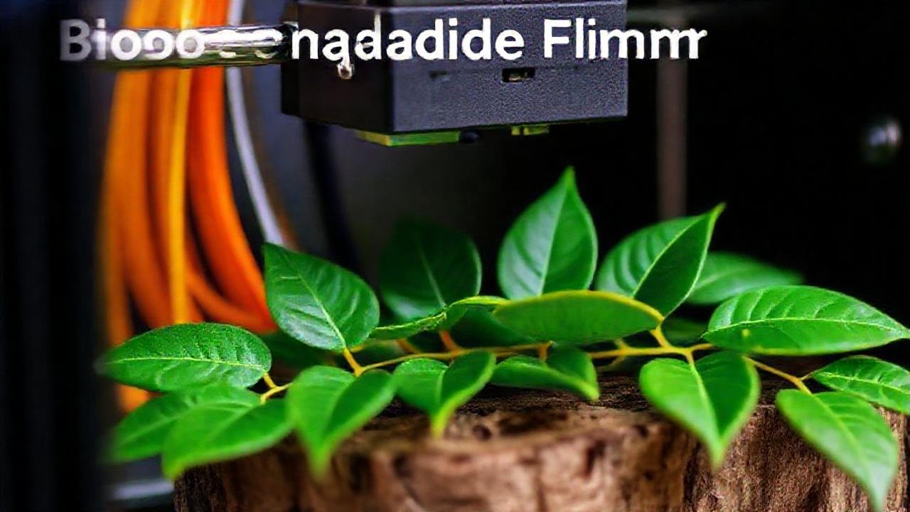 Filamento biodegradable ilustra procesos naturales 3D