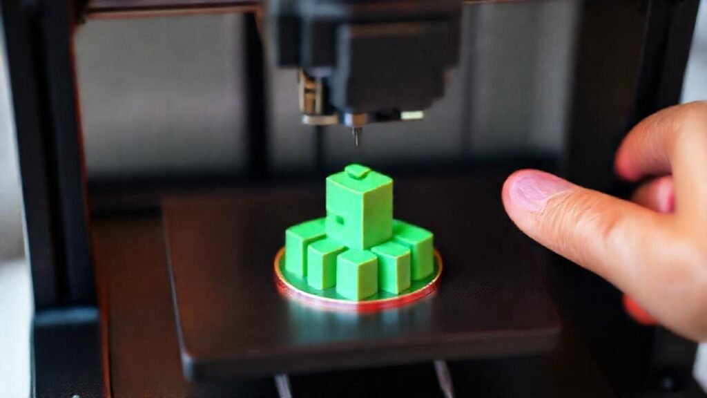 Impresora 3D: diseño vibrante y detallado