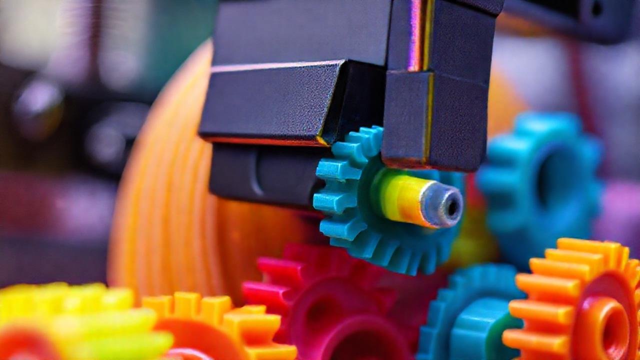 Filamento de nylon 3D, piezas de plástico