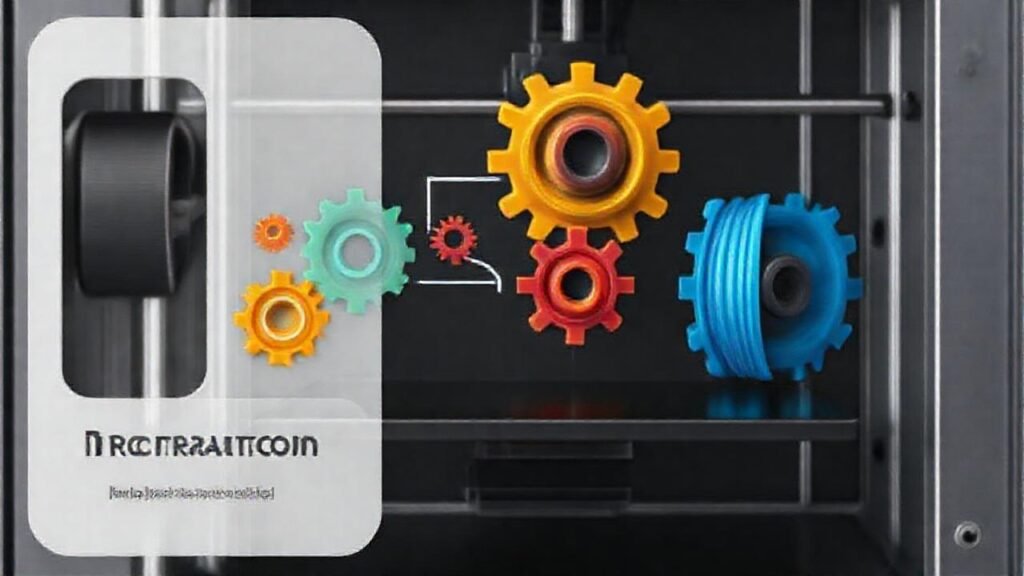 Impresora 3D: diagrama de retención visual