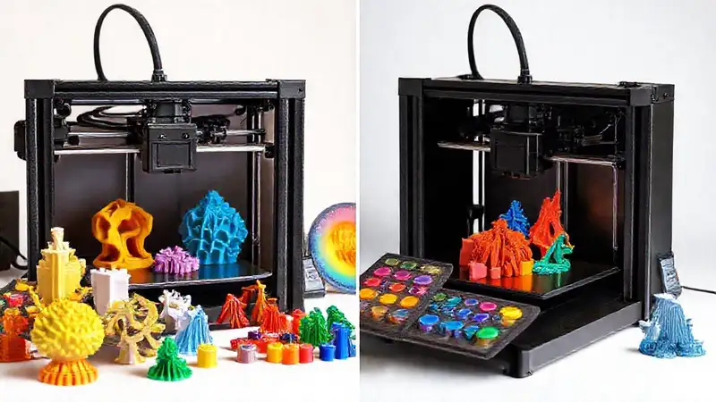 Impresión 3D crea objetos coloridos y vibrantes