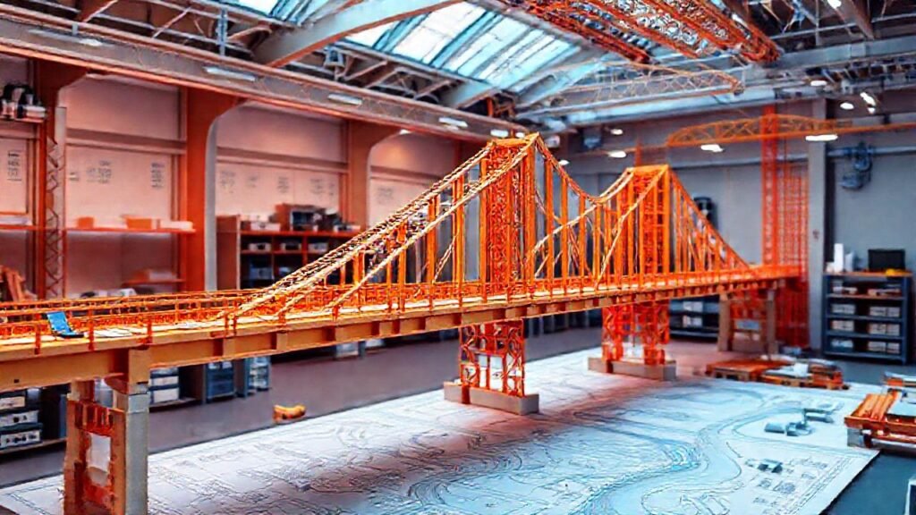 Modelos 3D diseñan puentes modernos