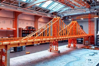 Modelos 3D diseñan puentes modernos