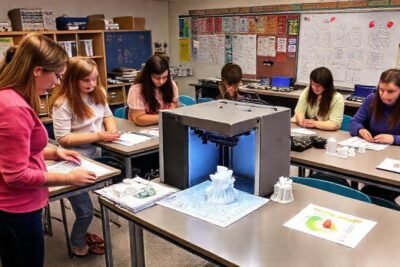 Impresión 3D en un aula educativa
