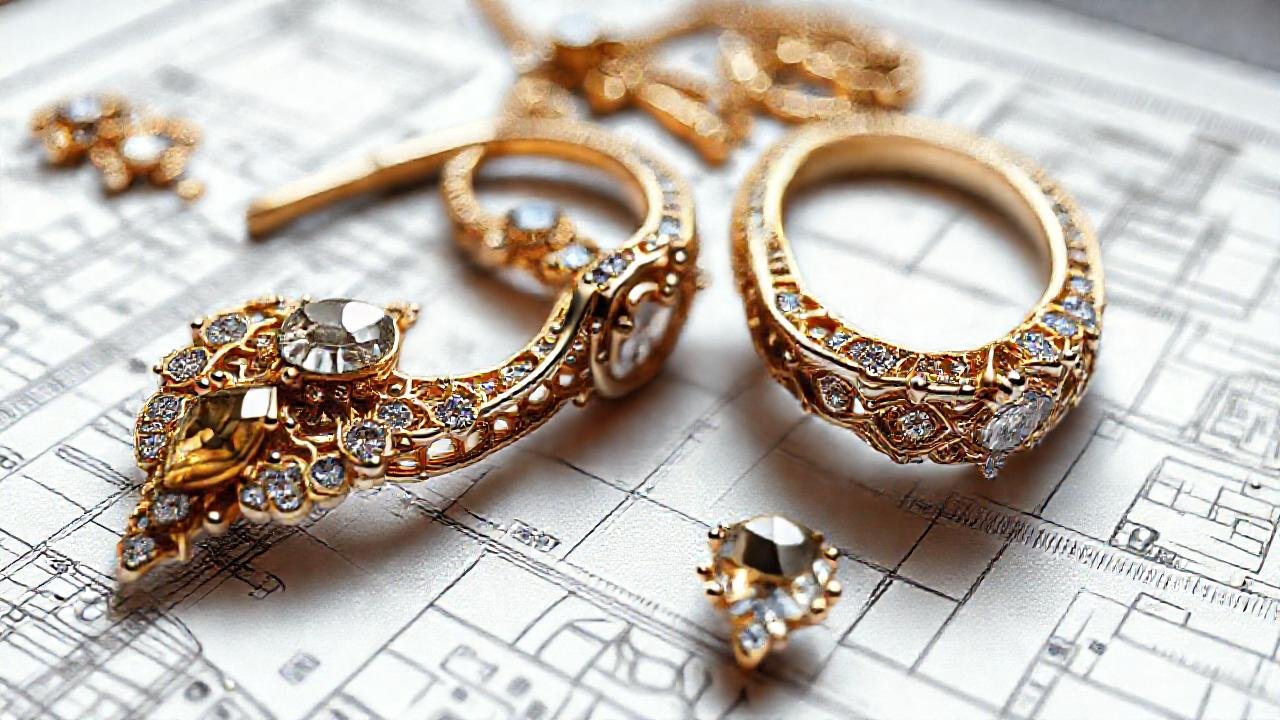 Diseño de joyería crea modelos realistas detallados